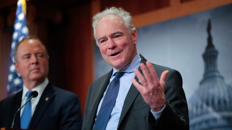 Kaine vows new war powers fights after Senate blocks Trump Venezuela check